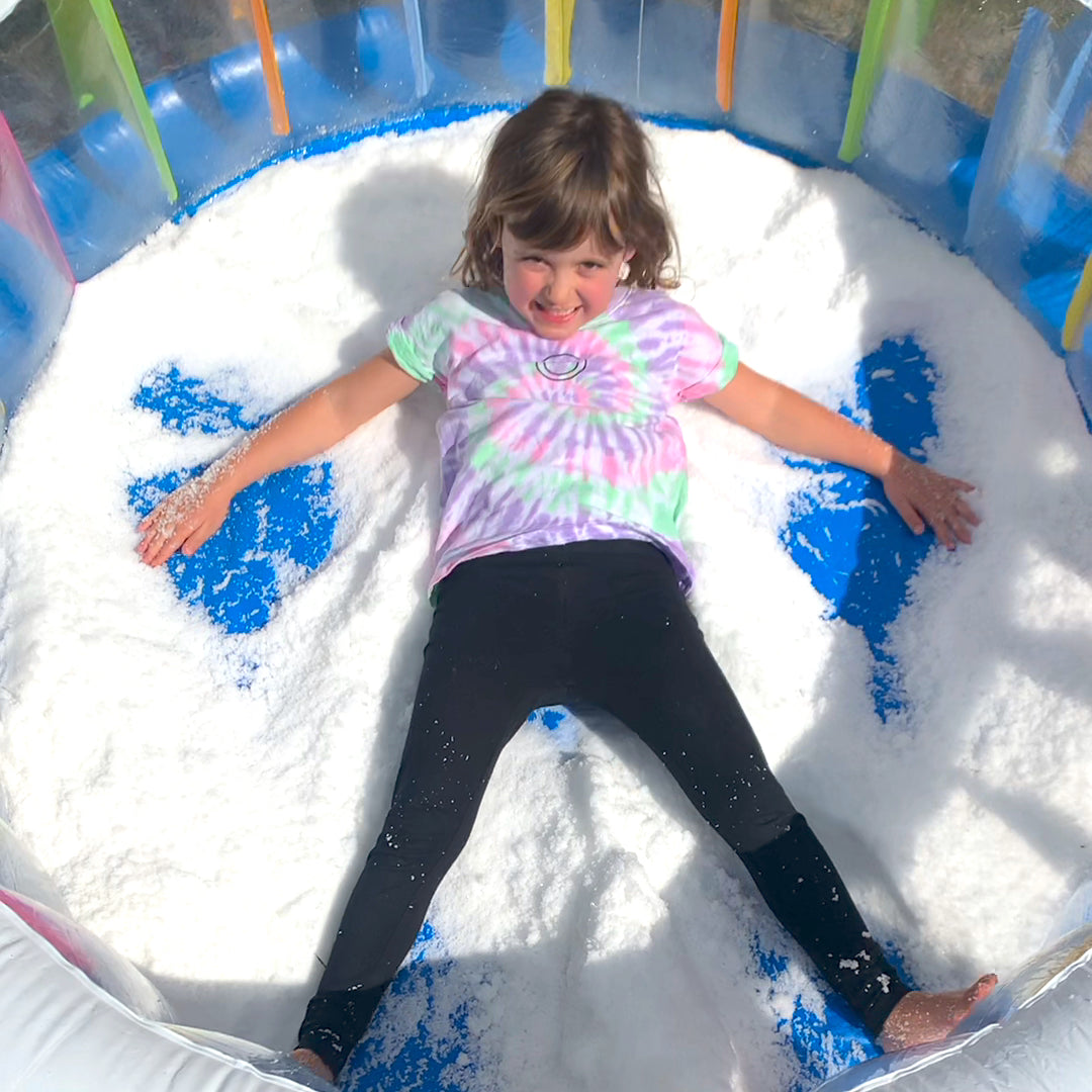 how to make snow angels with instant snow fake snow instasnow