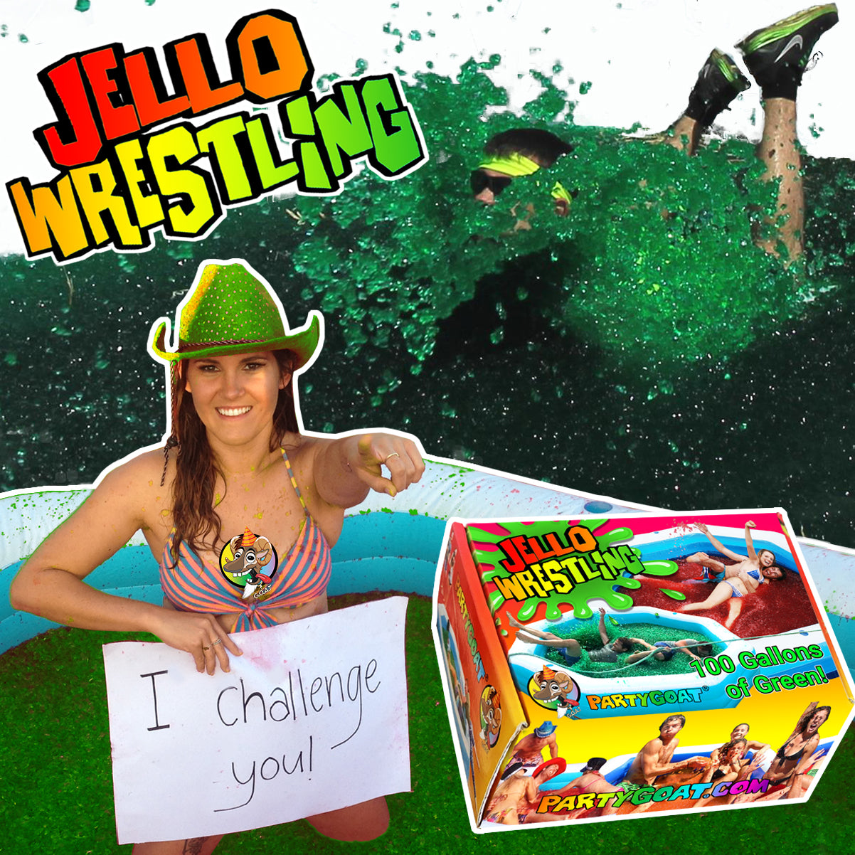 JELLY WRESTLING JELLO! (380 Litres)