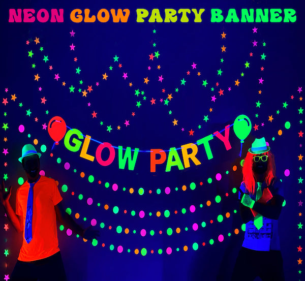 GLOW PARTY SIGN! Neon Party Supplies