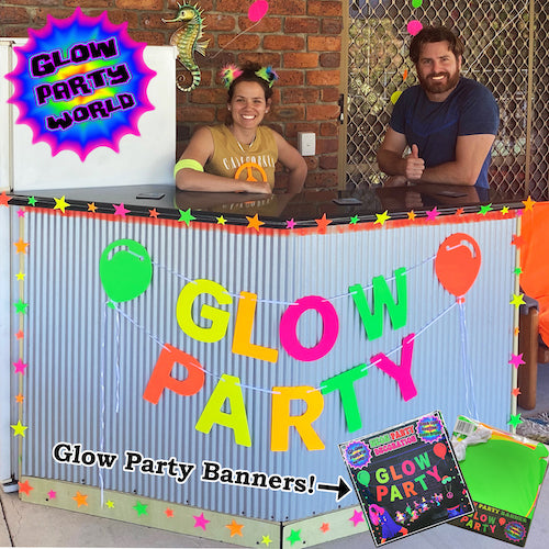 GLOW PARTY SIGN! Neon Party Supplies