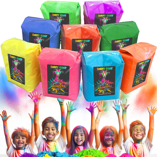 COLOUR RUN POWDER: 9 Colour Bulk Pack! 12.3kg for Colour Wars & Events