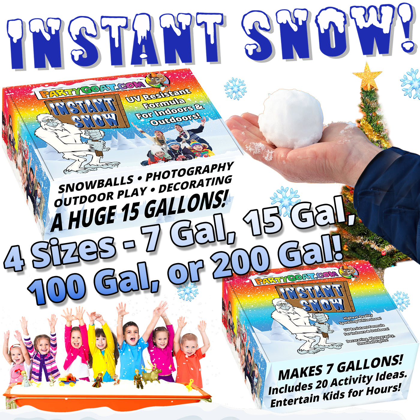 INSTANT SNOW POWDER!