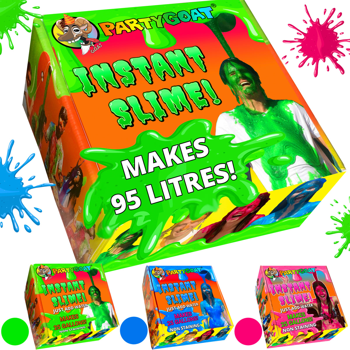 Free Slime Powder BULK INSTANT SLIME Mix! Makes 95 Litres! Sliming games & fundraisers ...