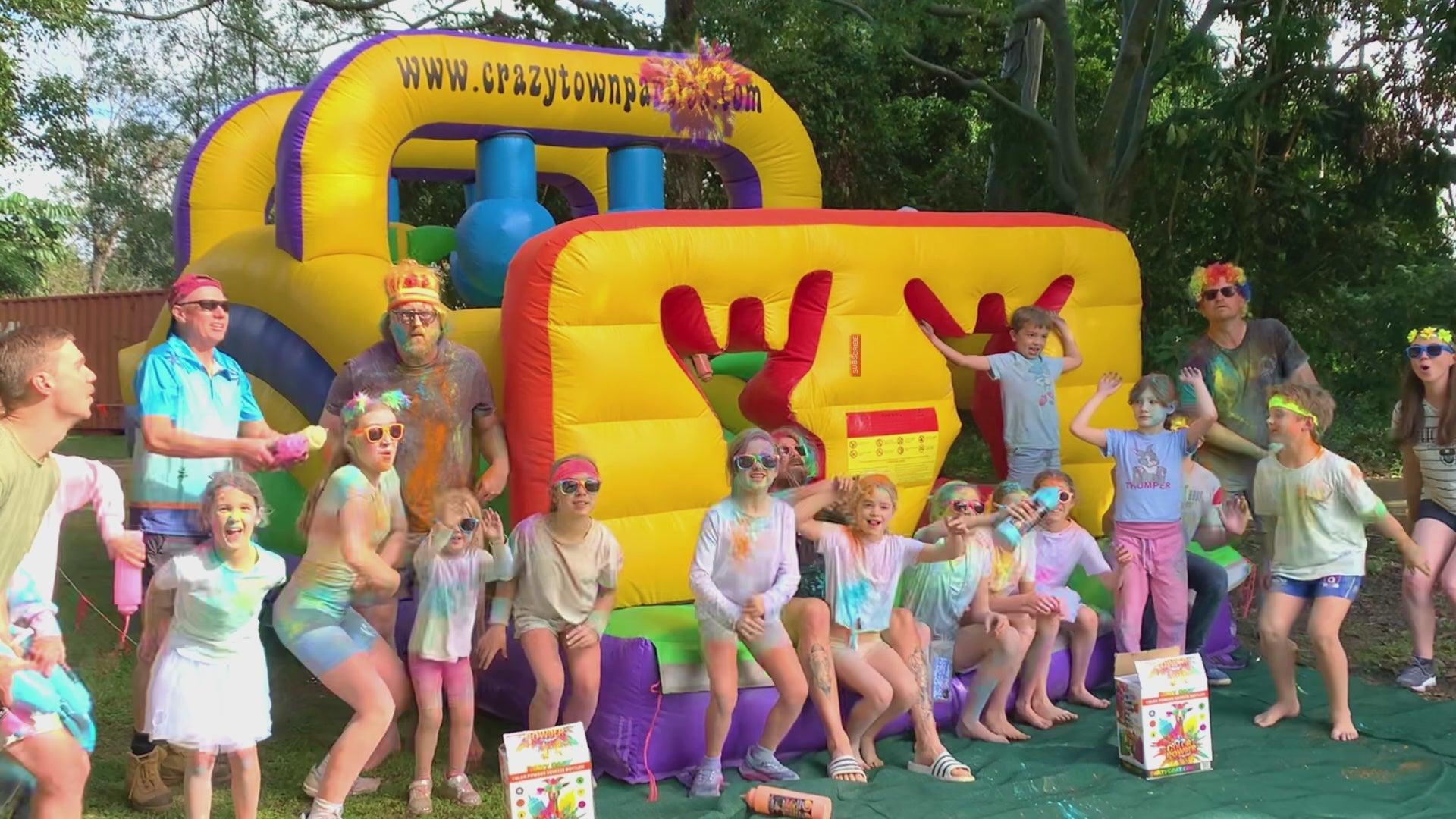 Color Run Powder Squeeze Bottles. Extra Large 34oz Color Blasters. 1.1lb each, Pack of 6