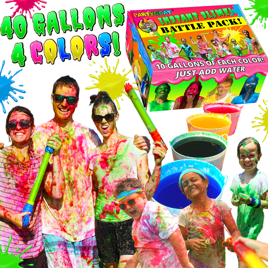 slime powder mix make slime bucket bulk slime games slime battle slime fun run gallons of slime color war supplies usa