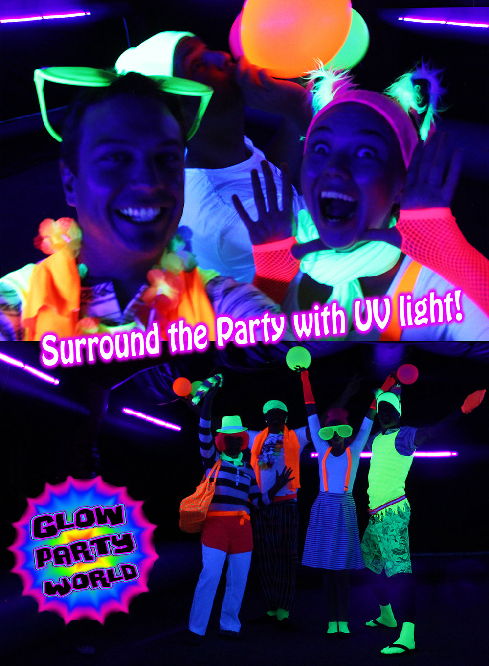 Black Light Party Outfit Ideas  Blacklight party, Glow in dark party, Neon  party