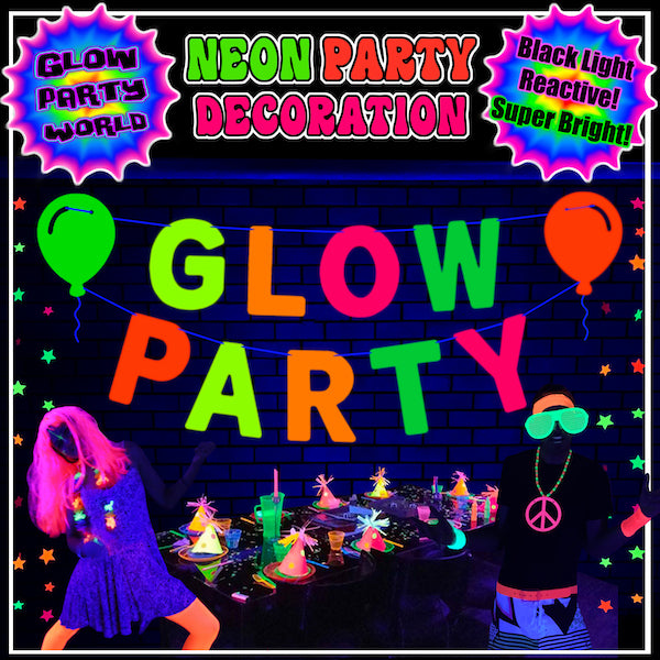 GLOWAVE BLACK LIGHT Glow Party Kit!
