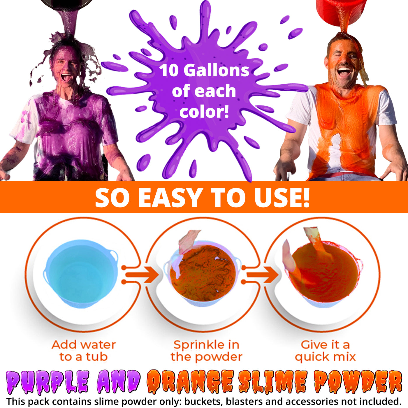 INSTANT SLIME EXPANSION PACK (Makes 80L of Slime)